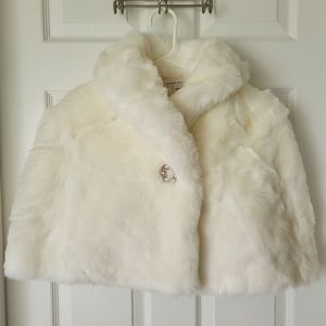 Banana Republic cape crop jacket in off white